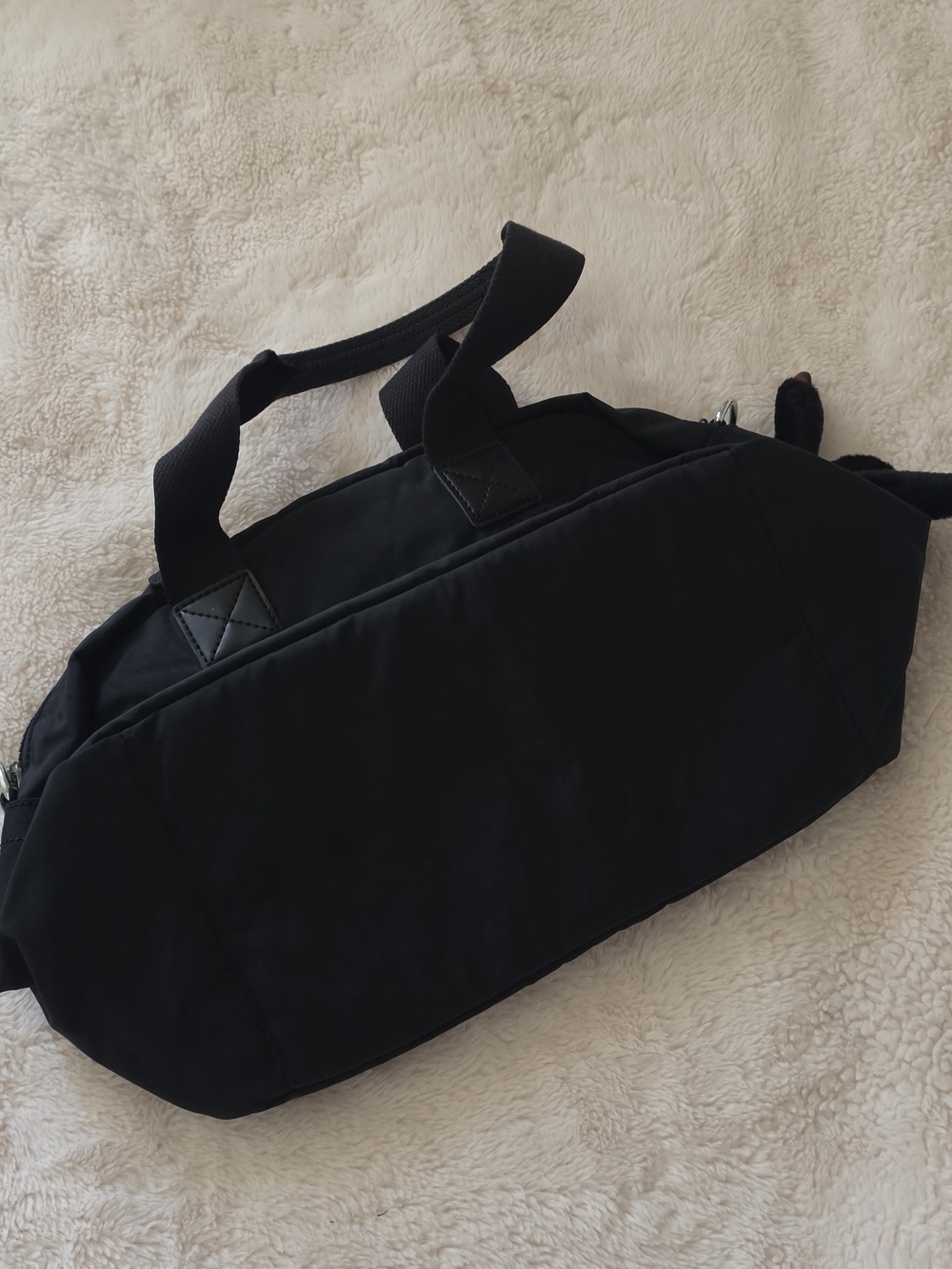 Kipling Defea Shoulder Bag Black Tonal Crossbody Strap Handbag - Picture 4 of 5